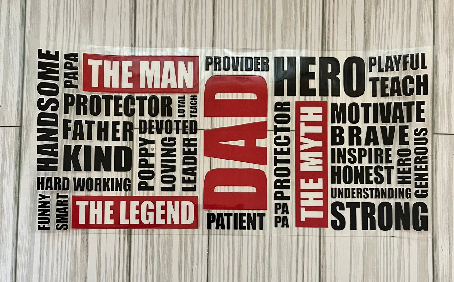 Dad Affirmation UVDTF Wrap (HP243)