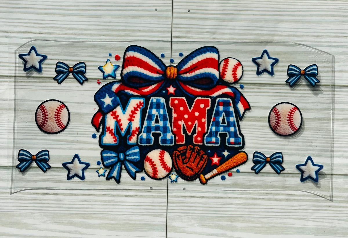 Mama Baseball UVDTF Wrap HP412