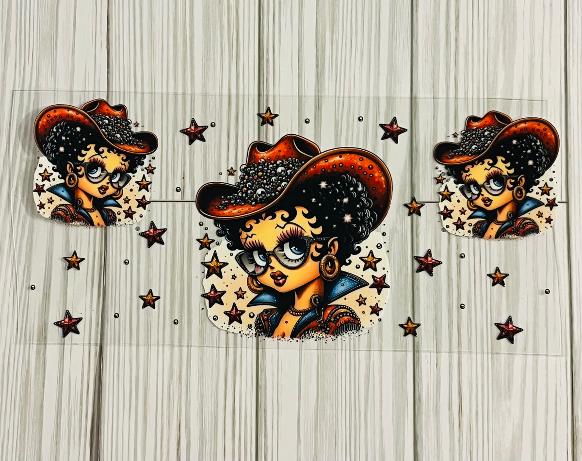 Cowgirl Betty UVDTF Wrap HP393