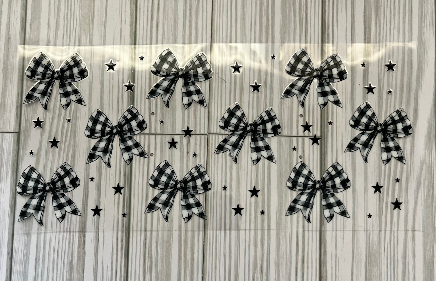 Plaid Bows UVDTF Wrap (HP287)