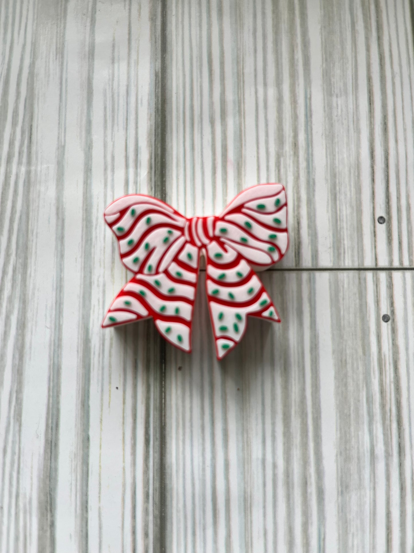 Cake Bow 3D Straw Topper