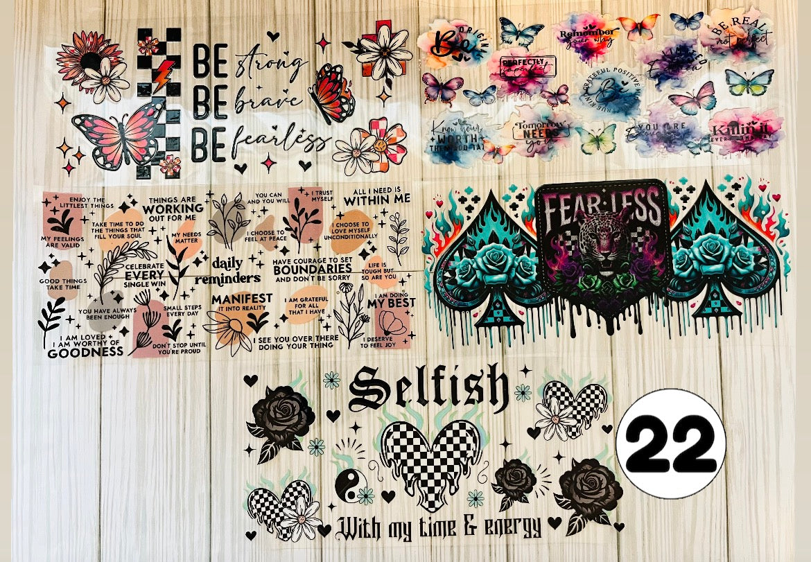 Harkfill Destash UVDTF Wrap - Bundles