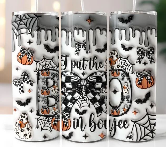 Boo in Boujee 20oz Sublimation Tumbler