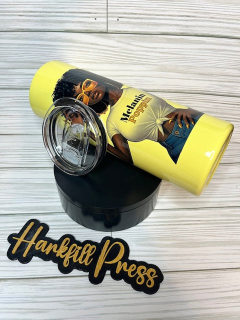 Melanin Poppin 20oz Tumbler