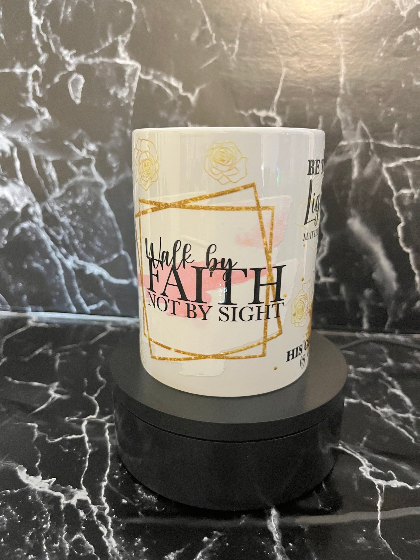 Walk by Faith 15oz Ceramic Mug