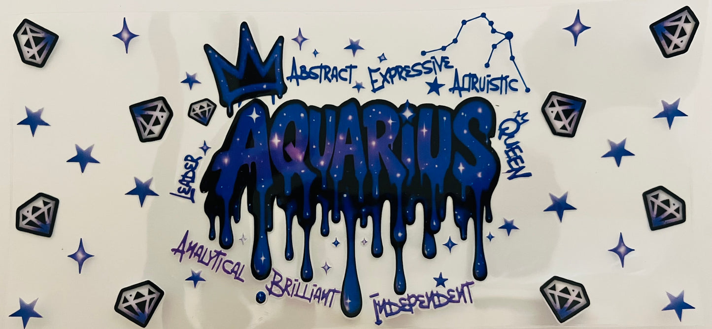Zodiac Drip UVDTF Wraps (HP241)
