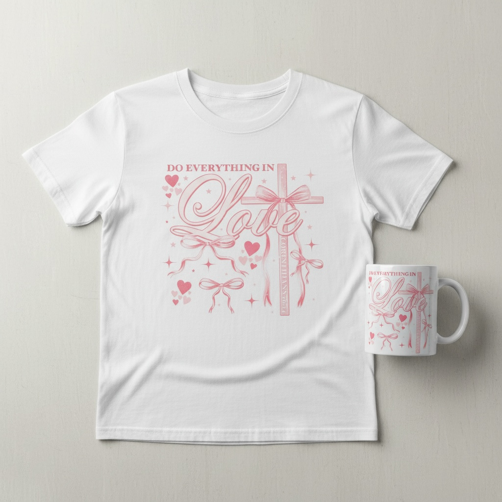 Matching Bundle Set – T-Shirt & Cup