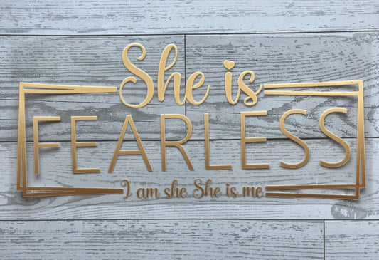 She Is Fearless UVDTF Wrap HP404