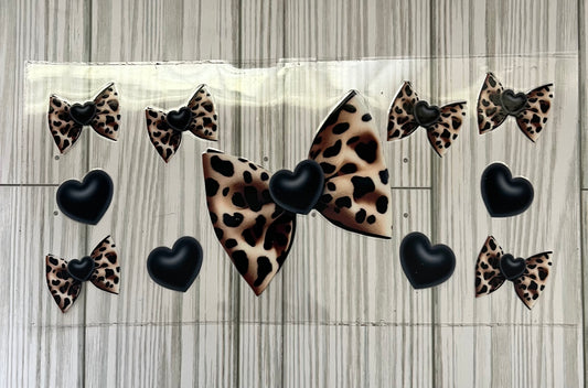 Leopard Bows UVDTF Wrap (HP297)