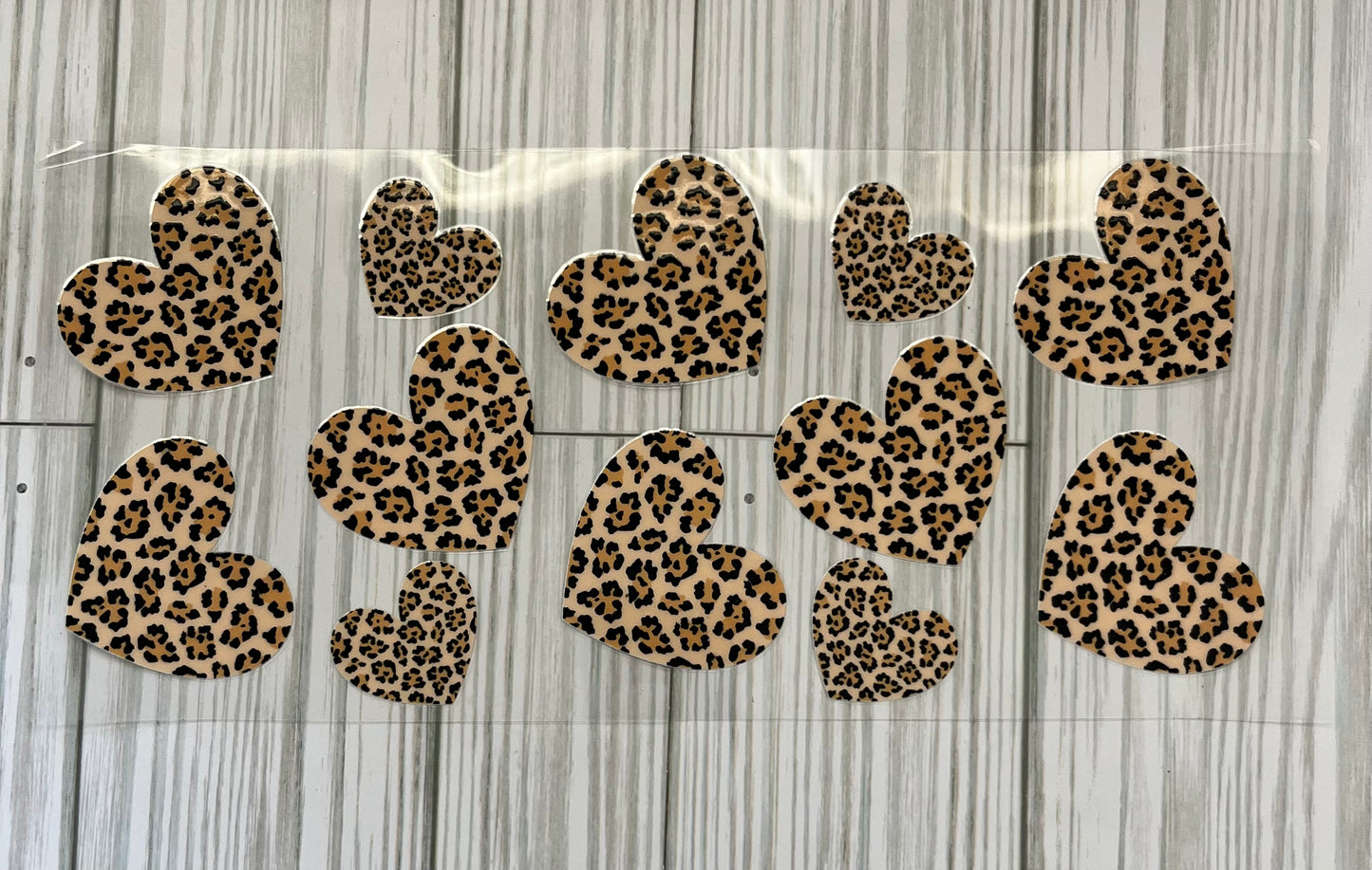 Leopard Hearts UVDTF Wrap (HP285)