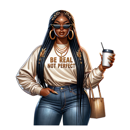 Be Real Not Perfect Decal (HP28)