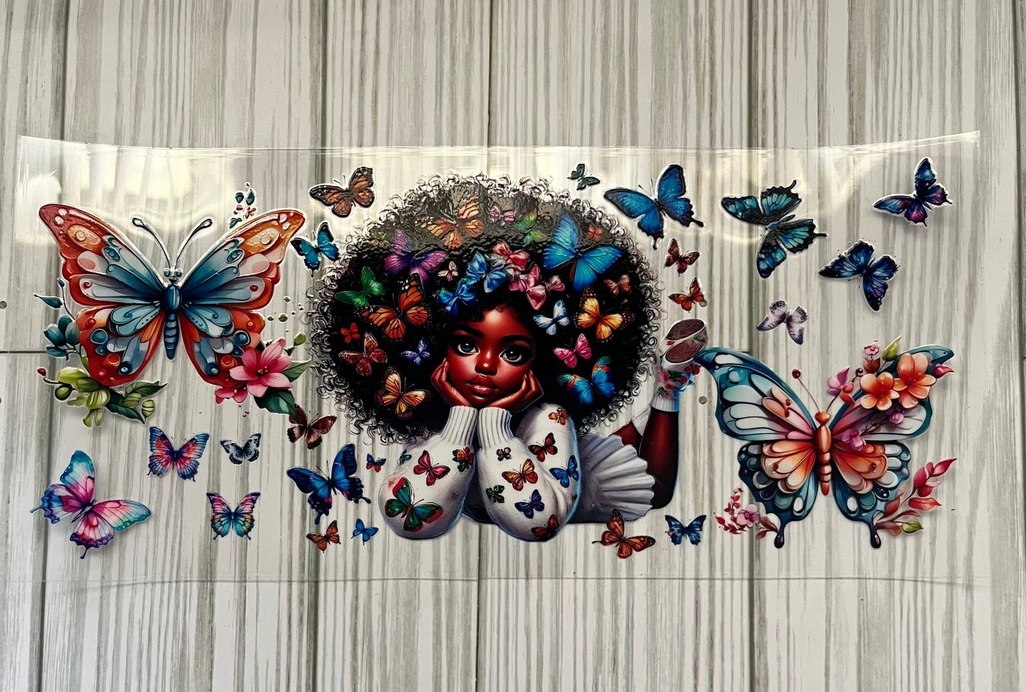 Butterfly Girl #2 UVDTF Wrap (HP282)