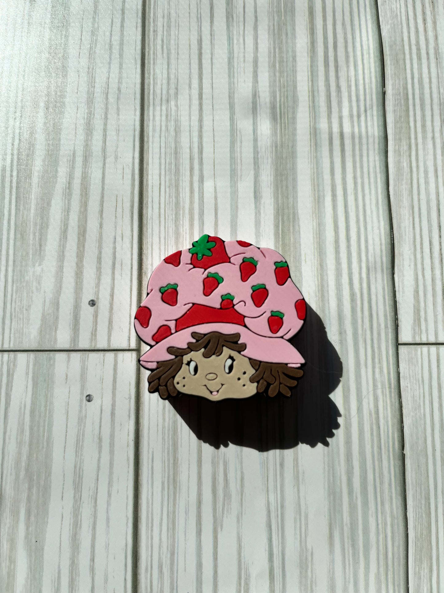 Berry Girl 3D Straw Topper
