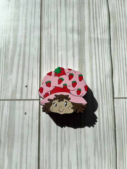 Berry Girl 3D Straw Topper