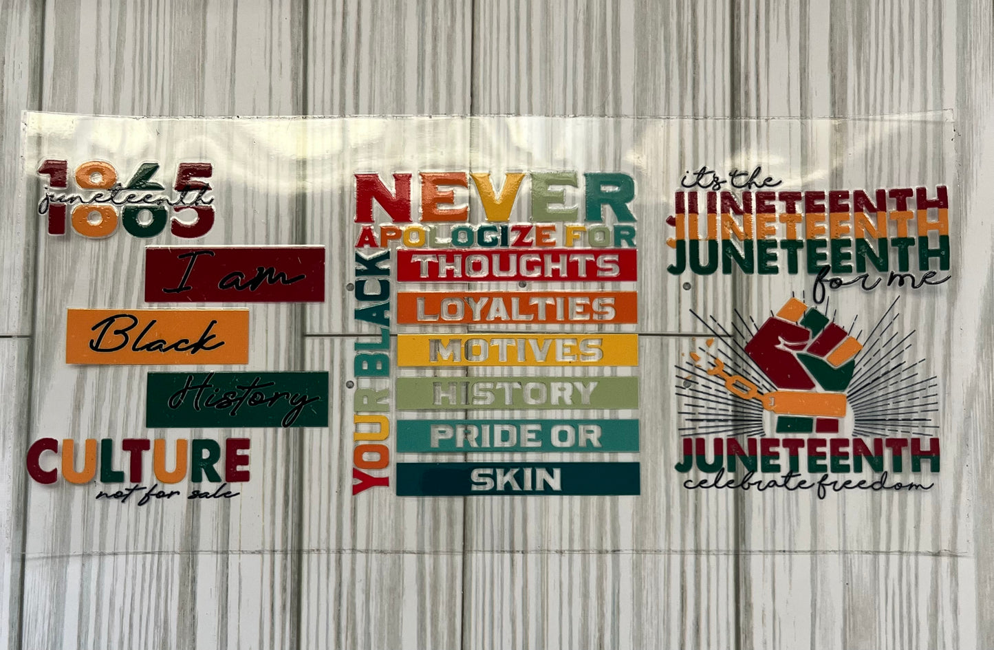 Never Apologize UVDTF Wrap (HP283)