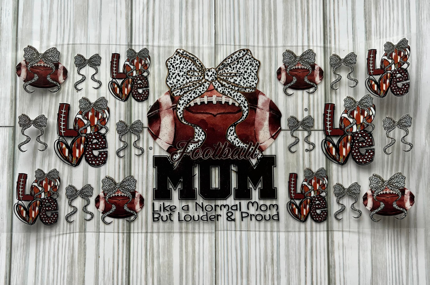 Football Mom UVDTF Wrap HP314