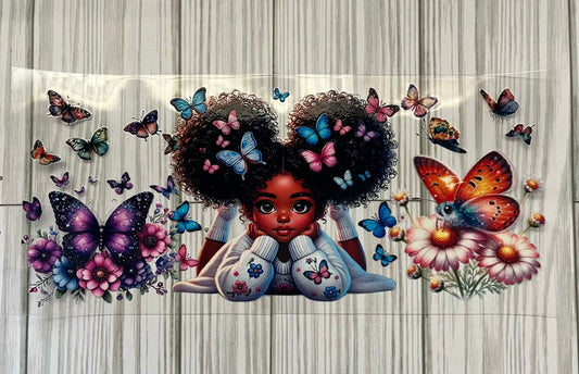 Butterfly Girl #1 UVDTF Wrap (HP281)