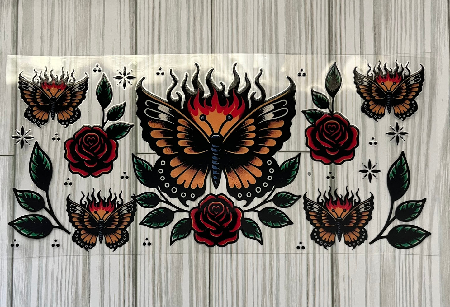 Butterfly Fire UVDTF Wrap (HP284)
