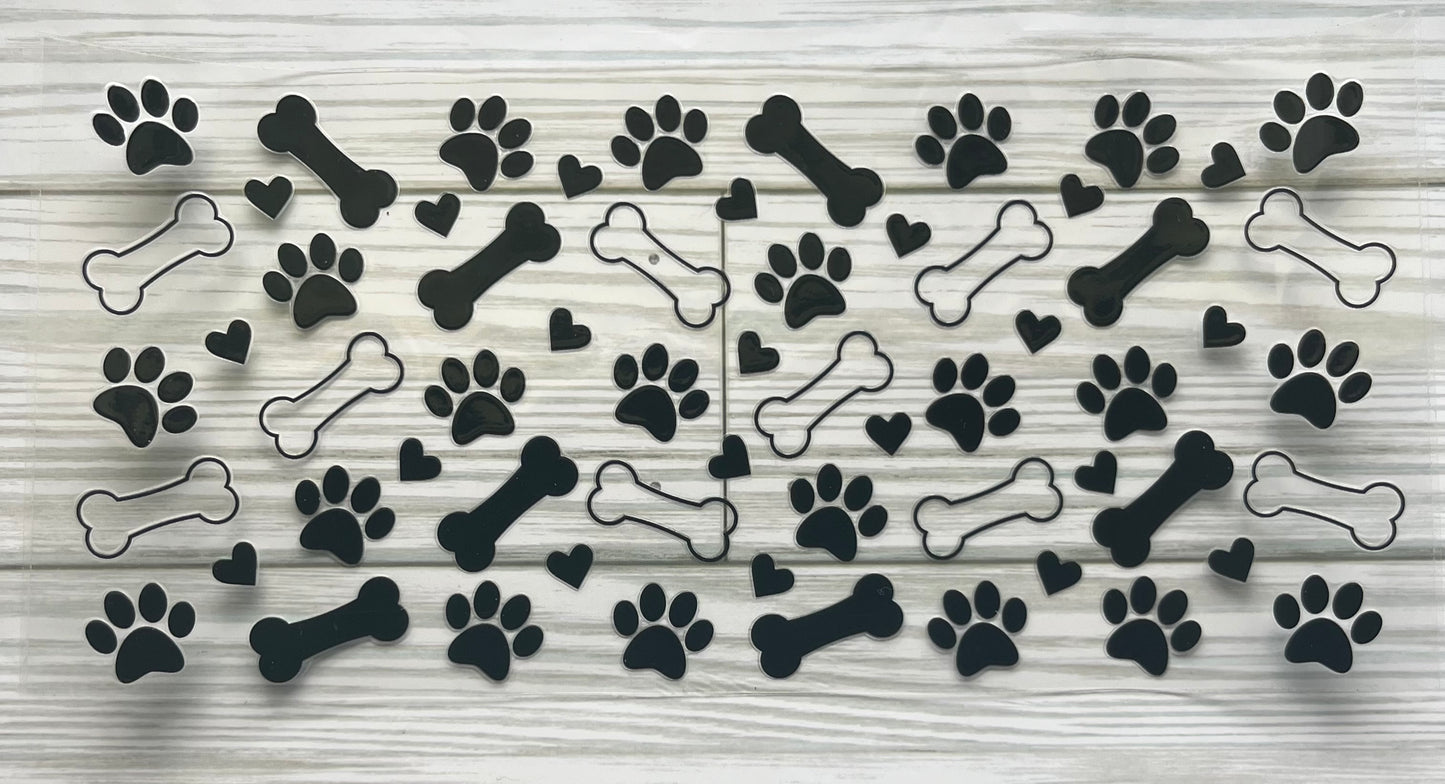 Dog Paws and Bones UVDTF Wrap HP368