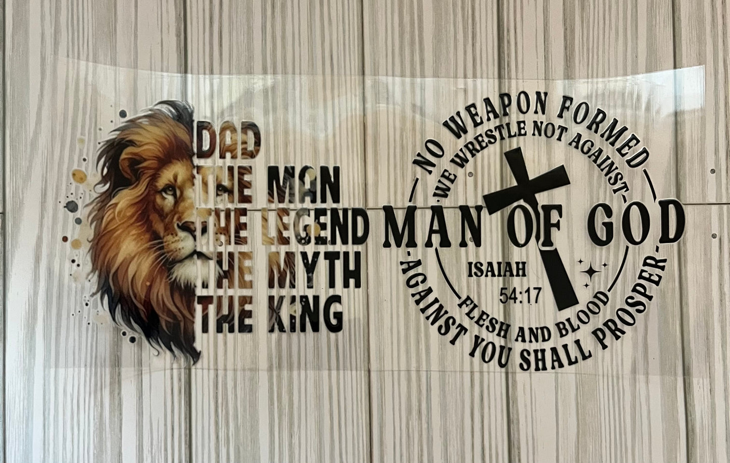 Man of GOD UVDTF Wrap (HP246)