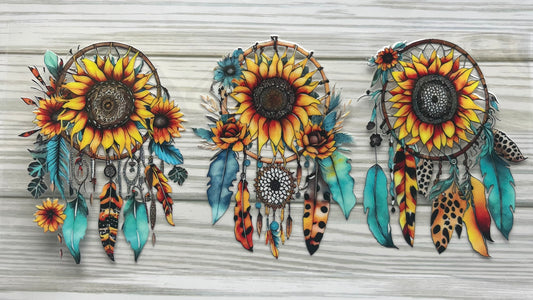 Sunflower Catcher UVDTF Wrap HP365
