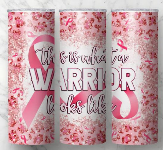 Pink Warrior 20oz Sublimation Tumbler