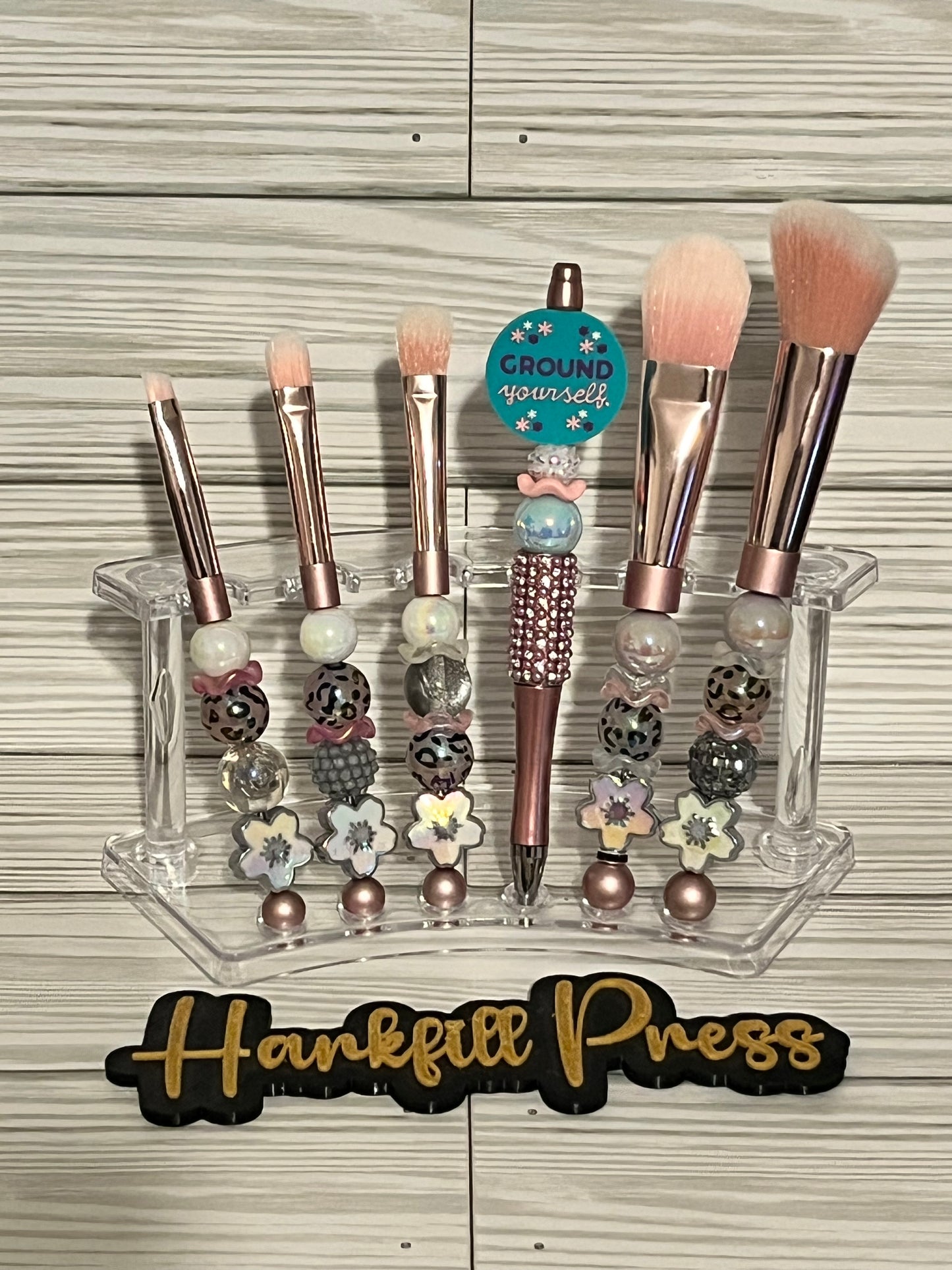 Harkfill Beadable Makeup Brushes - Rose Gold