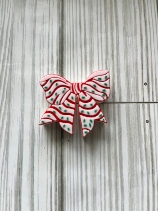 Cake Bow 3D Straw Topper