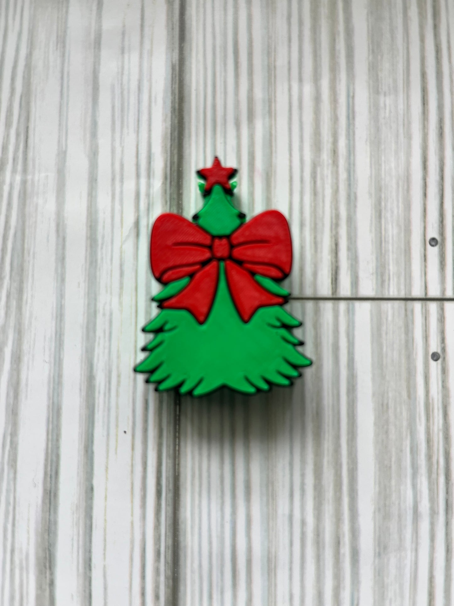 Christmas Tree 3D Straw Topper