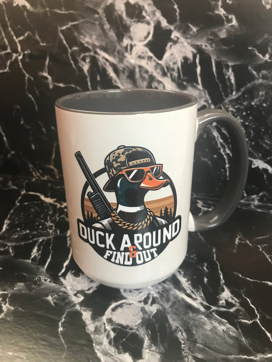 Duck Around 15oz Ceramic Mug