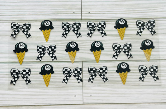 Checker and Ice-cream UVDTF Wrap HP421