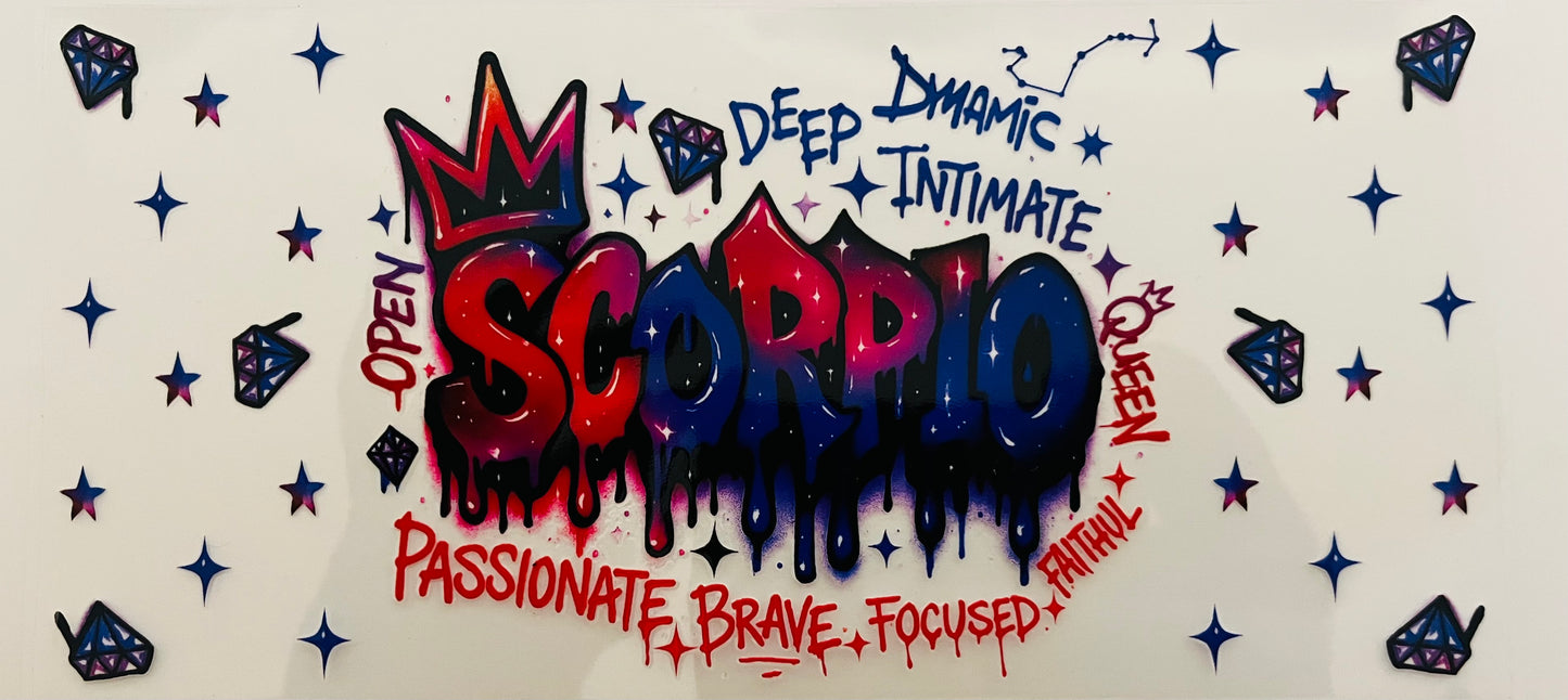 Zodiac Drip UVDTF Wraps (HP241)