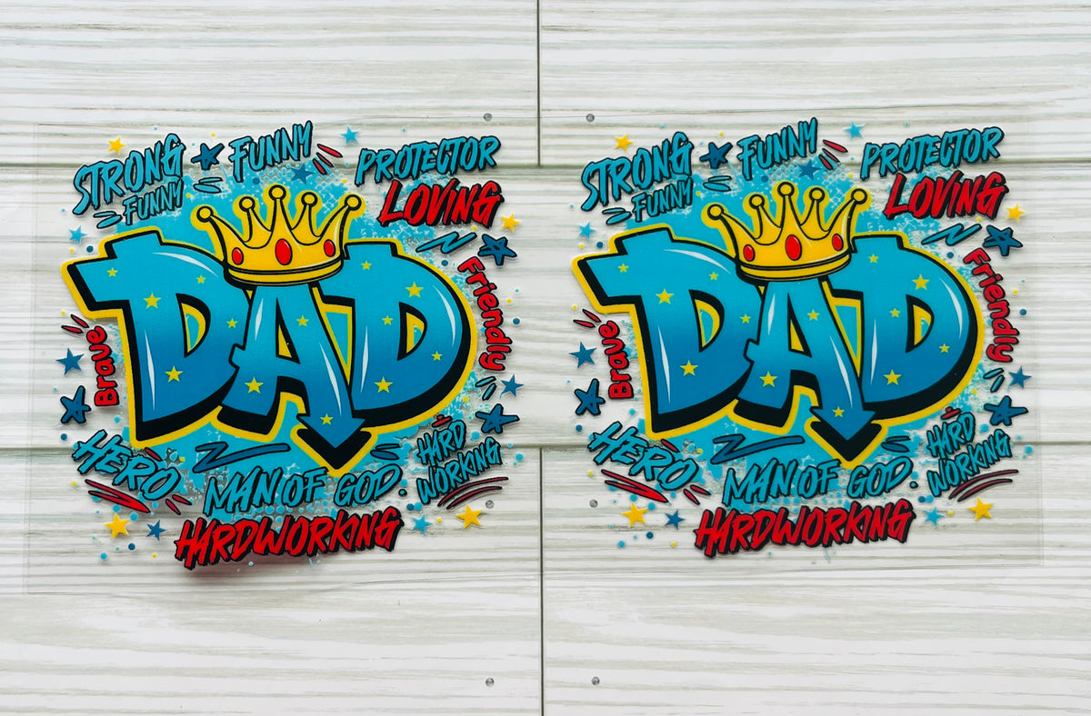 Dad Affirmations UVDTF Wrap HP424