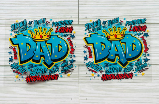 Dad Affirmations UVDTF Wrap HP424