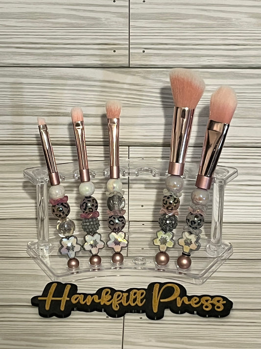 Harkfill Beadable Makeup Brushes - Rose Gold