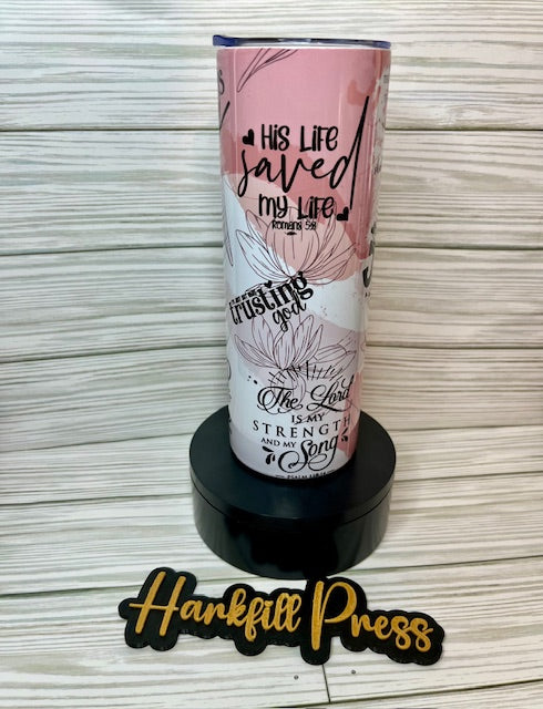 Faith She Is 20oz Skinny Tumbler