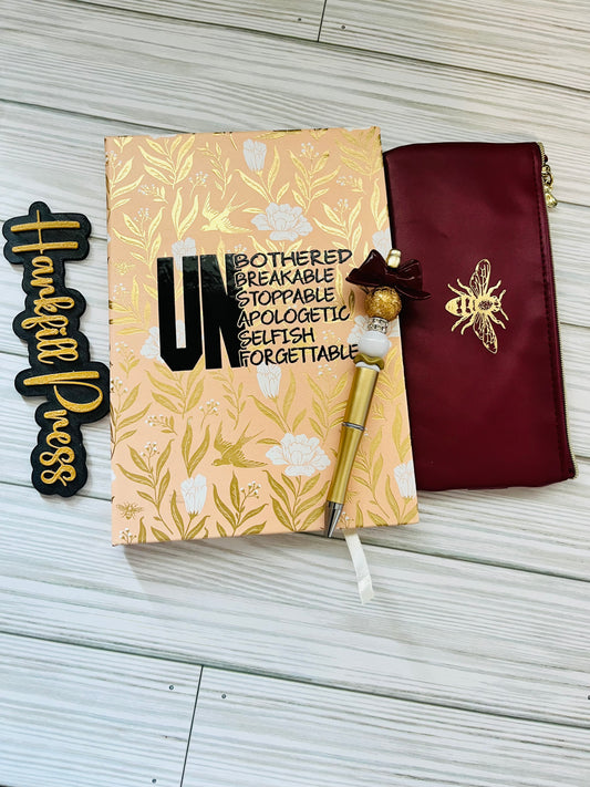 Unbothered Journal Set