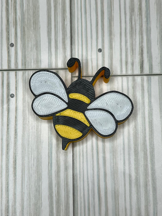 3D Bee Straw Topper