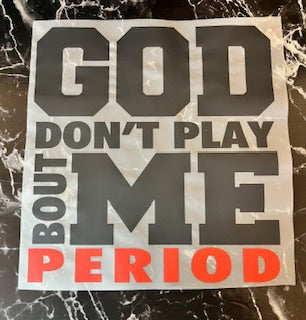 GOD Don't Play