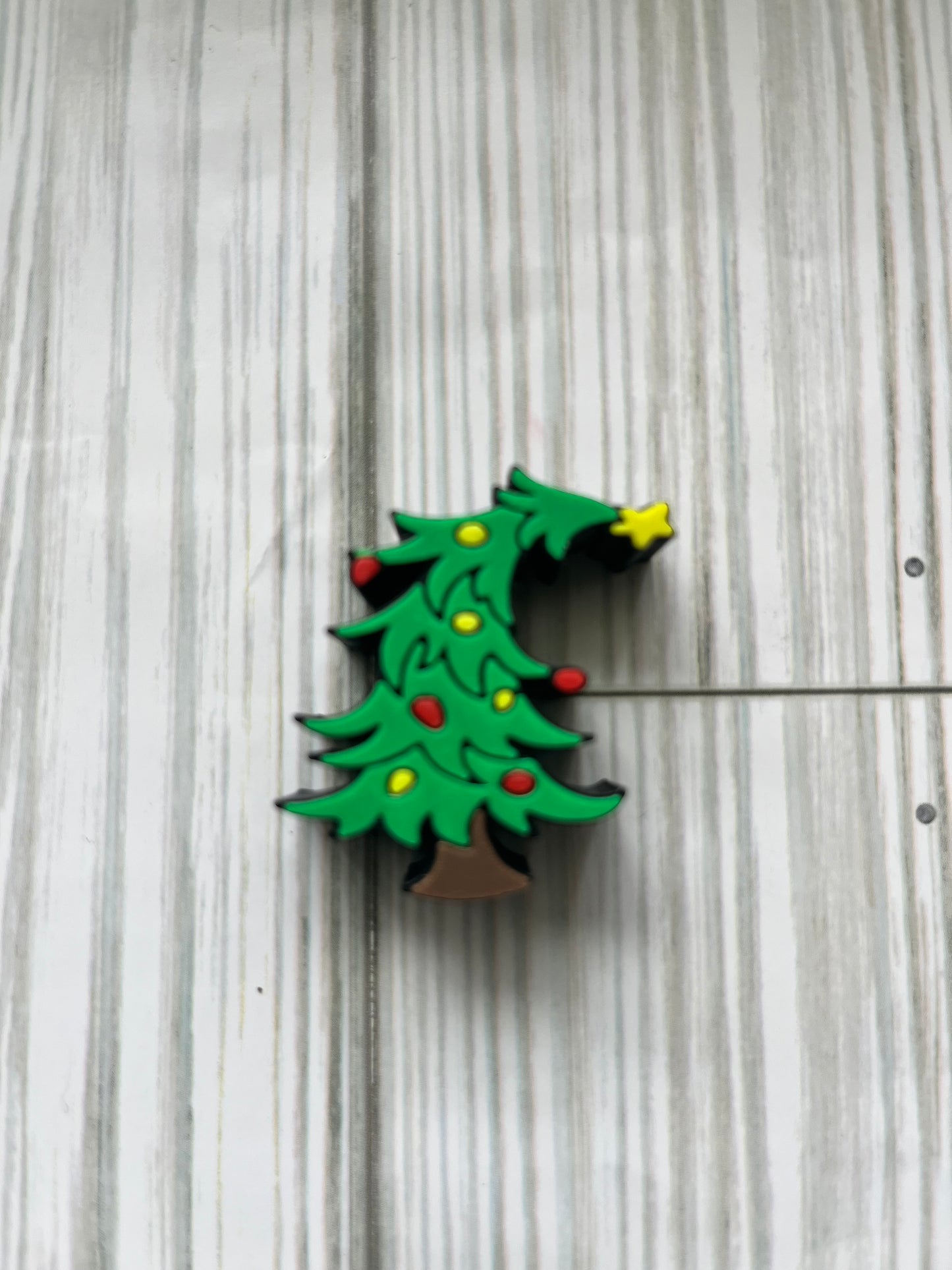 Grinch Tree 3D Straw Topper