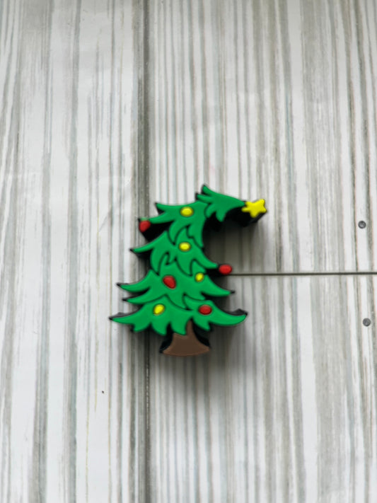 Grinch Tree 3D Straw Topper