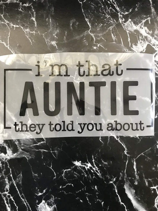 I'm that Auntie