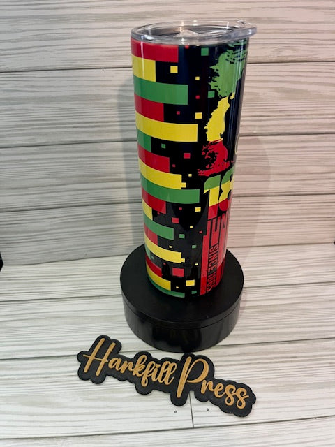 Juneteenth 1865 B-fly 20oz Tumbler