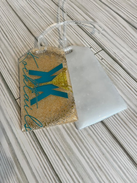 Logo Decal Luggage Tag