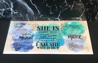 She Is Blue UVDTF Wrap (HP168)