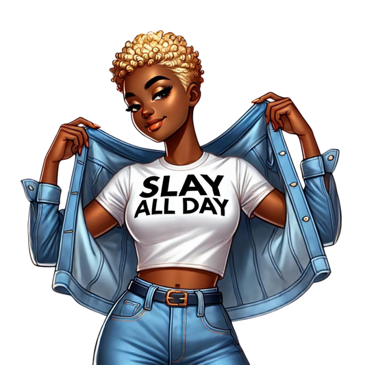 Slay All Day 20oz Skinny Tumbler (HP12)