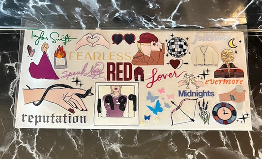 T Swift Red UVDTF Wrap (HP177)