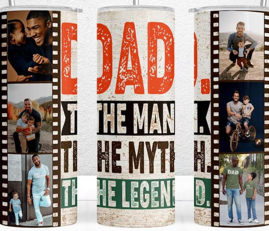 The Man, The Myth, The Legend 20oz Skinny Tumbler