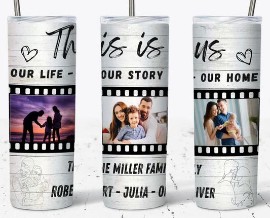 This is Us Sublimation 20oz Skinny Tumbler